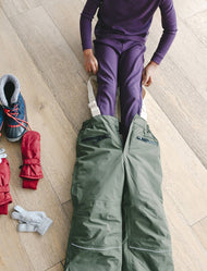 Pantalon enfant — Bamboo maille gaufrée Base Layer