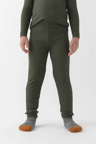 Pantalon enfant — Bamboo maille gaufrée Base Layer