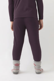 Pantalon enfant — Bamboo maille gaufrée Base Layer