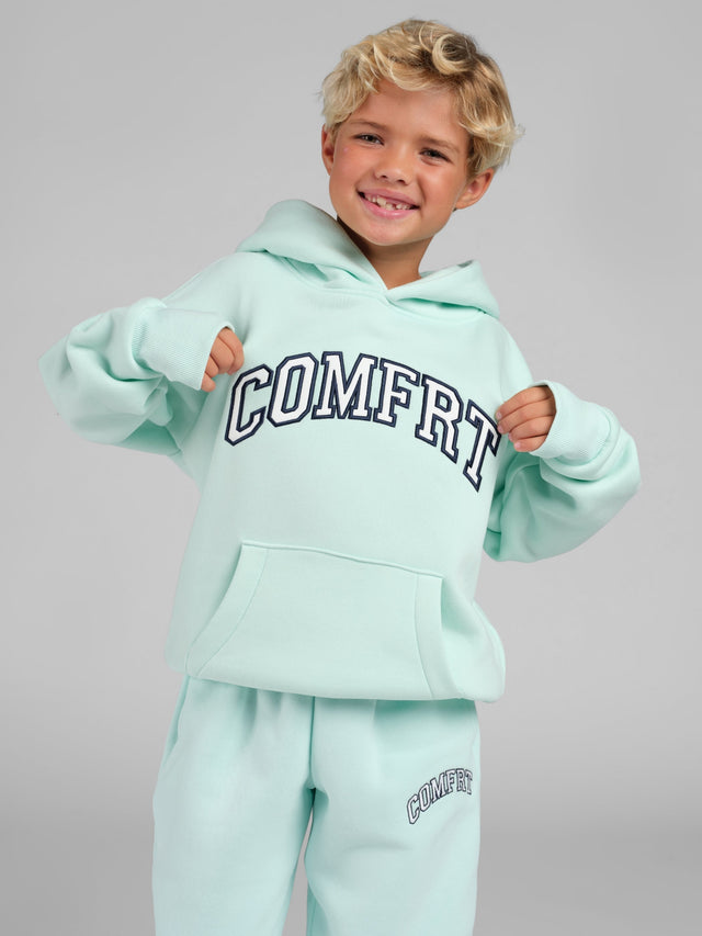 Sweat à capuche enfant — Varsity Applique