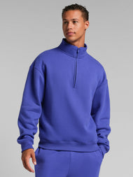 Sweat à capuche — Neon Basic col zippé col montant