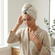 Serviette pour cheveux — Deniz 100 % coton