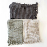 Carrés de toilette — Heena tissage gaufré 100% coton turc