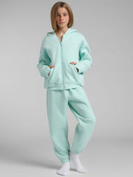 Sweat à capuche enfant — Explorer voyage zippé