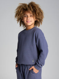Haut enfant — gaufré détente manches longues