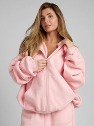 Sweat à capuche — Pastel zippé – Mega