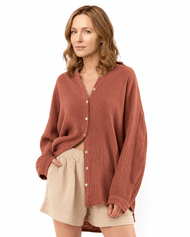 Haut — coton Button-Down