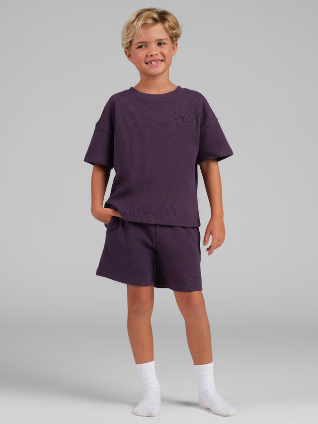 Short enfant — gaufré détente