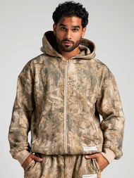 Sweat à capuche — Camo zippé – Mega