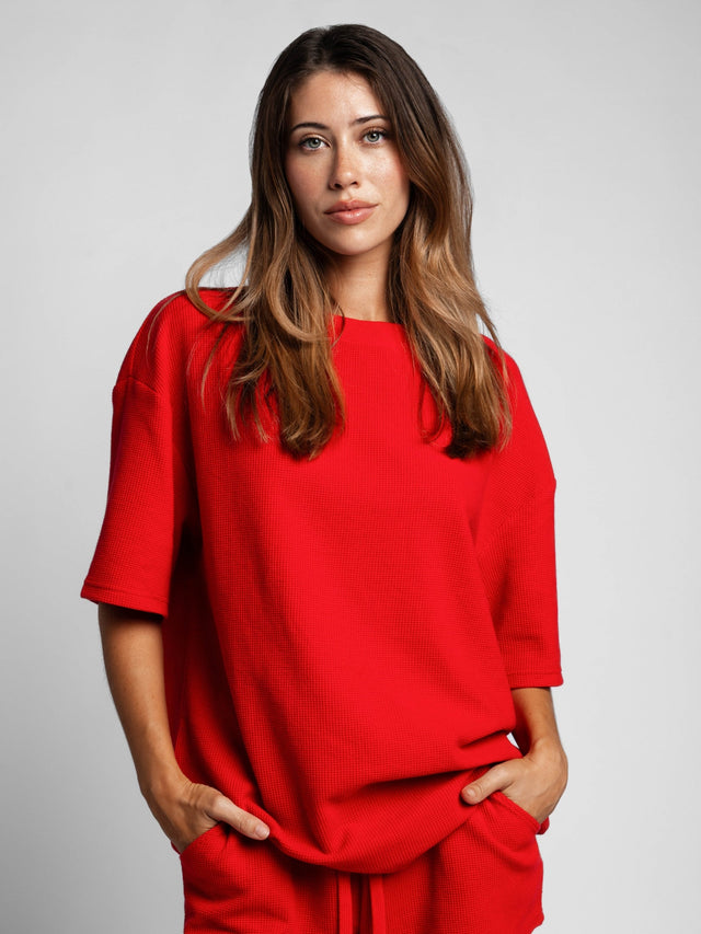 T-shirt — gaufré détente