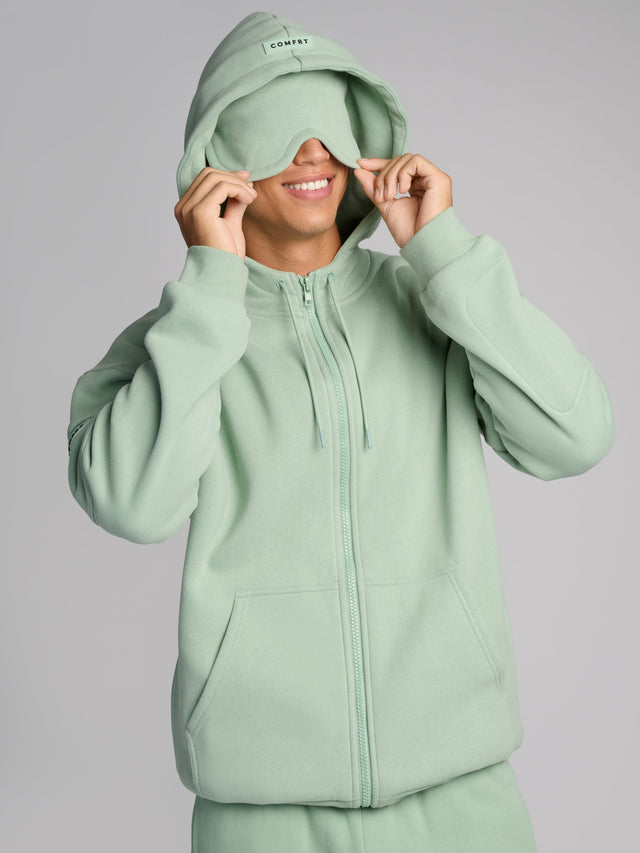 Sweat à capuche — Airplane Mode voyage zippé