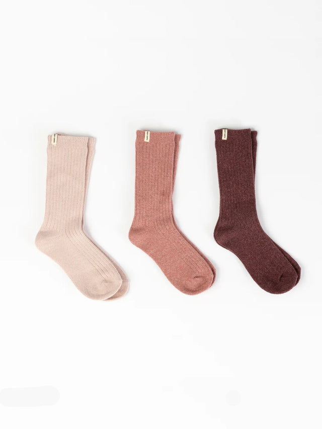 Chaussettes femme — Plush détente Calf lot de 3