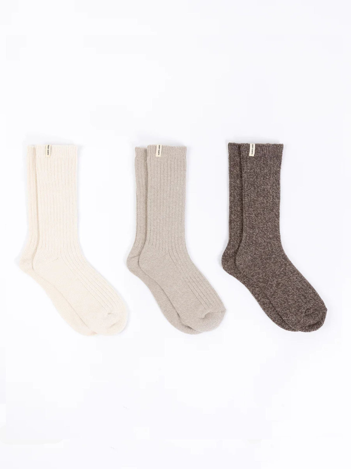 Chaussettes homme — Plush détente Calf lot de 3 — Cozy Earth