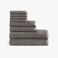 Serviette de bain — côtelé éponge