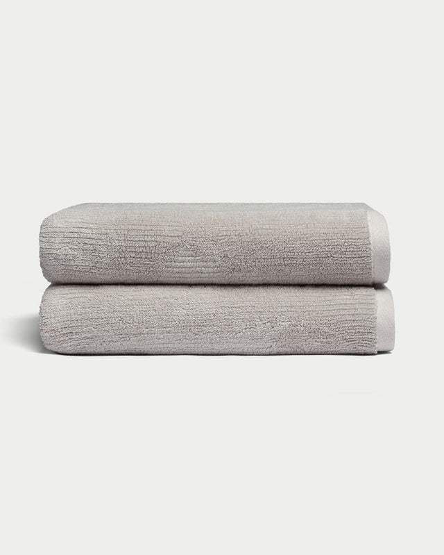Serviette de bain — côtelé éponge