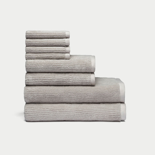 Serviette de bain — côtelé éponge