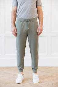 Pantalon de jogging homme — brossé Bamboo grande taille