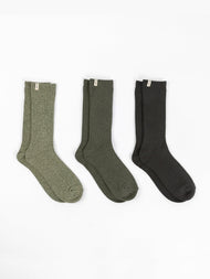 Chaussettes femme — Plush détente Calf lot de 3