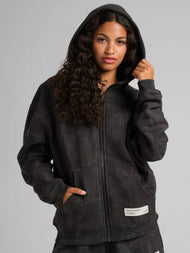 Sweat à capuche — Camo court zippé