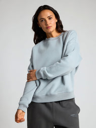 Sweat à capuche — Basic court col rond