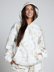 Sweat à capuche — Camo zippé – Mega
