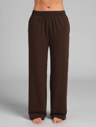 Pantalon — Luxe éponge léger coupe droite