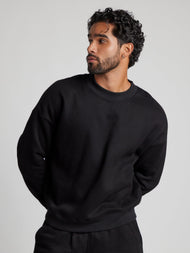 Sweat à capuche — Basic court col rond