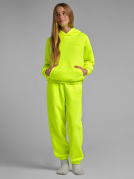 Sweat à capuche enfant — Neon Minimalist