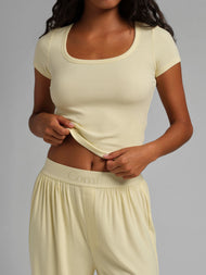 T-shirt — Slinky côtelé Baby