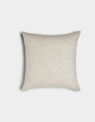 Coussin décoratif — rayé lin