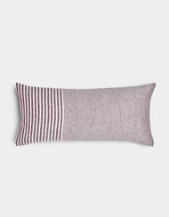 Coussin décoratif — rayé lin
