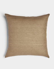 Coussin décoratif — rayé lin