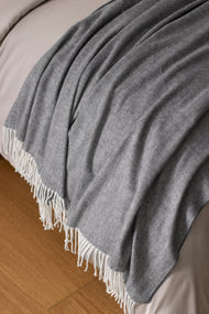 Plaid — Bamboo chevrons Tassel