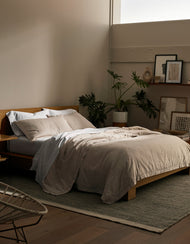 Ensemble couvre-lit — doux-Wash coton