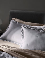 Taies d’oreiller — doux-Wash coton matelassé
