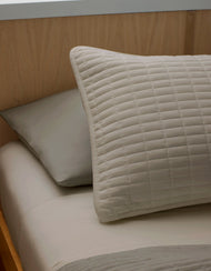 Taies d’oreiller — Bamboo jersey matelassé