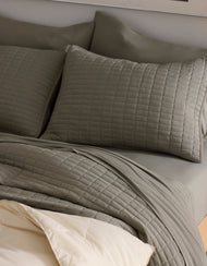 Taies d’oreiller — Bamboo jersey matelassé