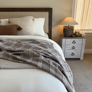 Plaid — Rustic rayé coton