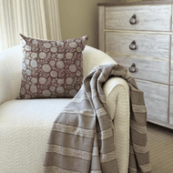 Plaid — Rustic rayé coton