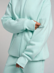 Sweat à capuche — Explorer voyage zippé – Mega