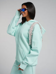 Sweat à capuche — Explorer voyage zippé – Mega