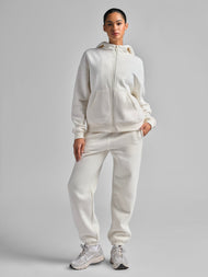 Sweat à capuche — Basic court zippé