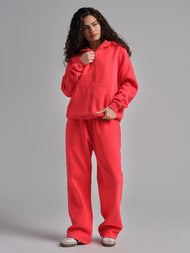 Sweat à capuche — Basic court zippé
