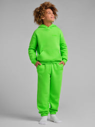 Sweat à capuche enfant — Neon Minimalist
