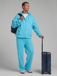 Sweat à capuche — Neon Airplane Mode zippé – Mega