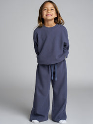 Haut enfant — gaufré détente manches longues