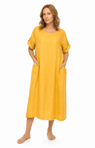 Robe — Shirred Pocket lin Loose