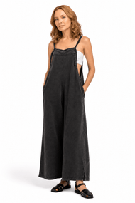 Pantalons et ensembles — large-Leg coton Jumpsuit
