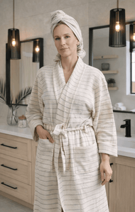 Serviette pour cheveux — Deniz 100 % coton