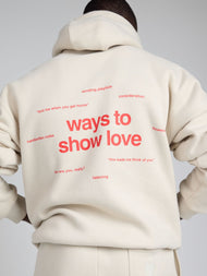 Sweat à capuche — Love – Mega